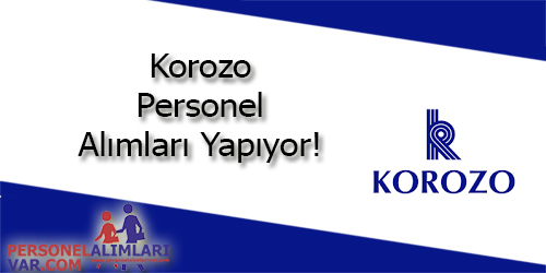 Korozo Personel Alımı ve İş İlanları